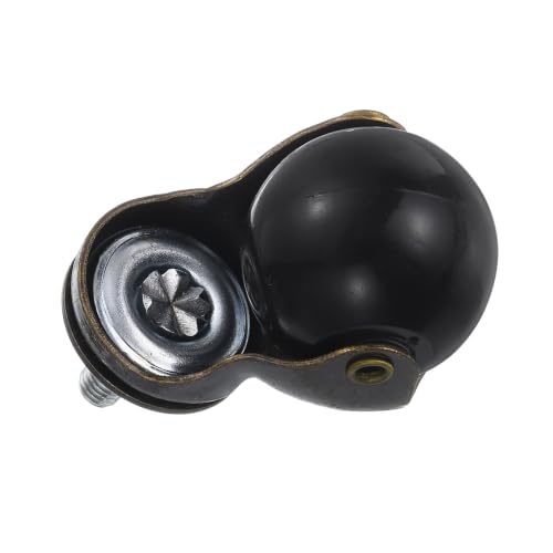 uxcell 1.5 Inch Ball Caster Wheels, 4pcs Threaded Stem Caster 360 Degree Rotatable Caster Wheels for Furniture, Bronze Tone - color: Bronze Tone, size: 1.5 Inch