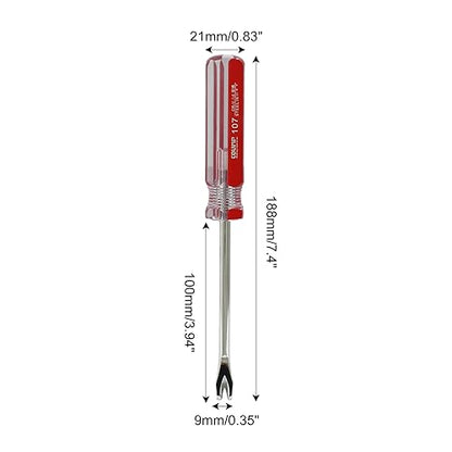 Bonsicoky 3 Pcs Tack Lifter Nail Puller(Red) - color: Red