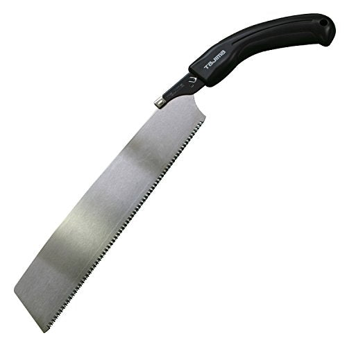 TAJIMA Pull-Stroke Saw, Japanese Hand Saw, 300 mm x 13 TPI, Curved Handle - size: 300 mm x 13 TPI