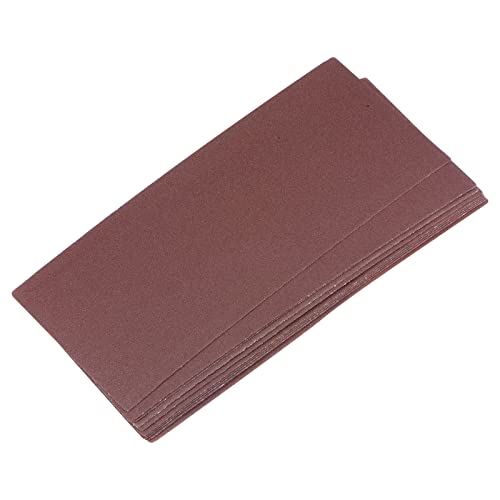 uxcell 10 Pcs 120 Grit Sandpapers 9" x 3.7" Aluminum Oxide Sanding Sheets Hand Sander Papers for Wood Furniture Finishing - style: 120 Grit
