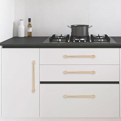 10 Pack 10 Inch Kitchen Cabinet Handles Champagne Bronze Cabinet Pulls Zinc Alloy Drawer Pulls Kitchen Hardware - color: Champagne Bronze, size: 10'' Hole Center(254mm)
