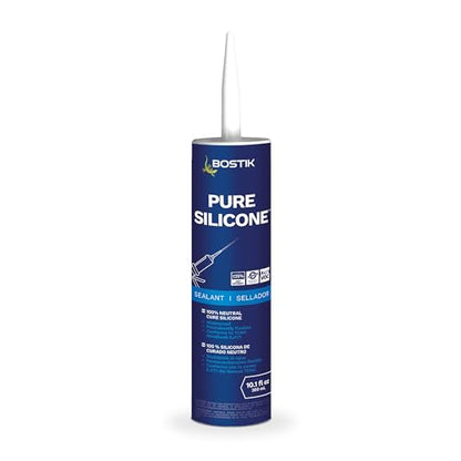 BOSTIK Pure Silicone Almond 10.1oz Silicone Caulk & Sealant - 1 Cartridge - color: Almond