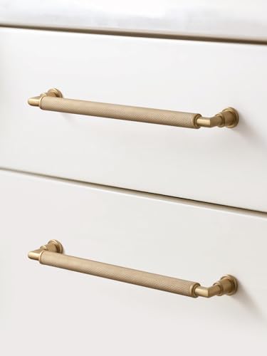 10 Pack Champagne Bronze Cabinet Pulls 7-9/16" Hole Center - color: Champagne Bronze, size: 7-9/16" (192mm) Hole Centers