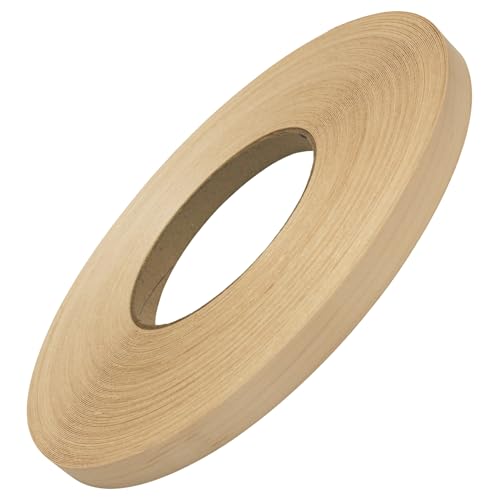 Pre-Glued Edge Banding Birch 3/4" x 250' Roll - Easy Application Iron-On Edge Banding for Furniture Restoration - Wood Edge Banding - Edge Banding Iron-On - Edge Banding (Birch, 3/4" x 250') - color: Birch, size: 3/4" x 250'