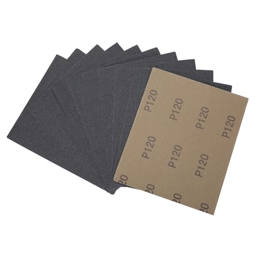 MAXMAN 1/4 Sheet Sandpaper, 4.5" x5.5" 150 Grit Silicone Carbide, for Wood - style: 150 grit