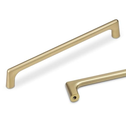 10 Pack 6.3 inch Champagne Bronze Kitchen Cabinet Handles - color: Champagne Bronze, size: 6-1/4 inch Hole Center