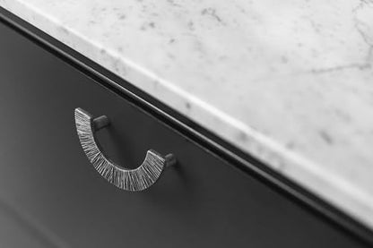 Goo-Ki 3''(76 mm) Hole Centers Luxurious & Sturdy Zinc Alloy Cabinet Handls,Antique Silver Cabinet Pulls for Kitchen,Drawer,Cupboard & Wardrobe,6 Pack - color: Antique Silver, size: 3'' Hole Centers