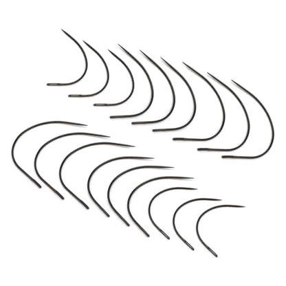 GlamorDove Sewing Tool 10Pcs Curved Needles 2.5inch Wig Making Hand Sewing Accessories Thread Sew in Weave Tool for Hair Weft Upholstery Carpet Leather Canvas Repair Needles Hair Extensions