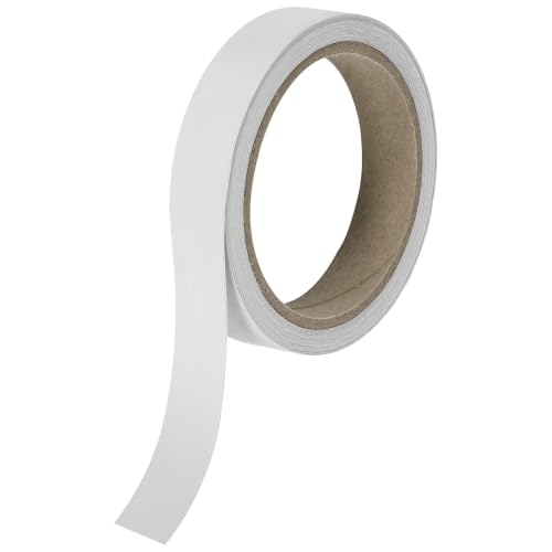 uxcell PVC Edge Banding Tape 3/4" Pure White Peel Stick Edging Trim - color: Pure White, size: 3/4"