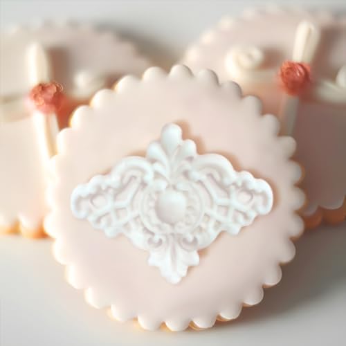 Art Molds Rococo Embellishment for Polyclay Air Dry Clay Plaster - color: Rococo Embellishment