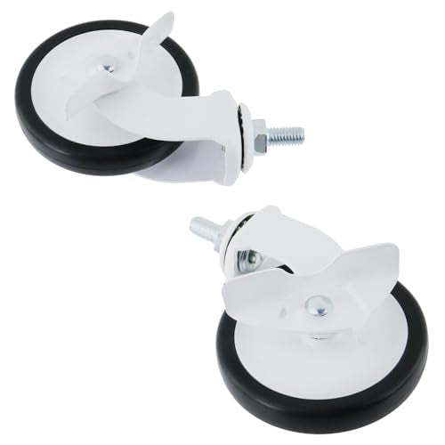 Semetall 3-inch Swivel Casters with PP Silent Wheels,4 Pack - style: A-300