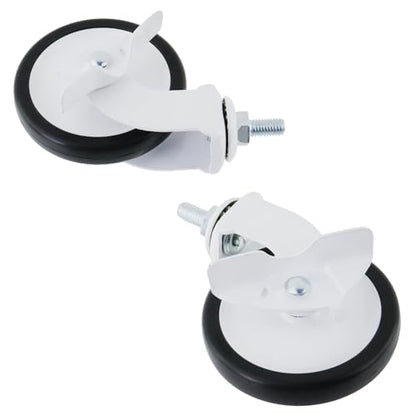 Semetall 3-inch Swivel Casters with PP Silent Wheels,4 Pack - style: A-300