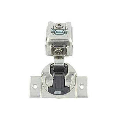 Blum 39C355B.20x1S 1-1/4" Overlay Soft Close Cabinet Hinge, Nickel Plated Steel, Nickel Finish - size: Pack of 1, style: With Screws