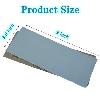 24PCS Ultra-Fine Sand Paper 1000 to 20000 Grit,9 x 3.6 Inch - size: 9 x 3.6 Inch (1000-20000)
