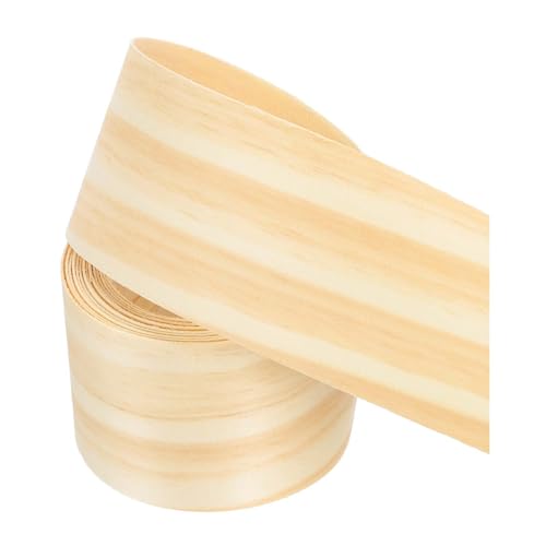 PATIKIL Pine Edge Banding, 2 Inch x 10 ft Wood Veneer Tape Pre-glued Flexible Plywood Edge Banding with Hot Melt Adhesive for Furniture Restoration - color: Pine, size: 2 Inch x 10 ft