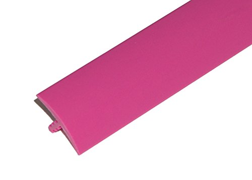 25ft Roll of Pink 3/4" Plastic Tee Moulding for Arcade Game Cabinets, Counters, Shelves, or Tables - color: Pink, size: 25 Feet