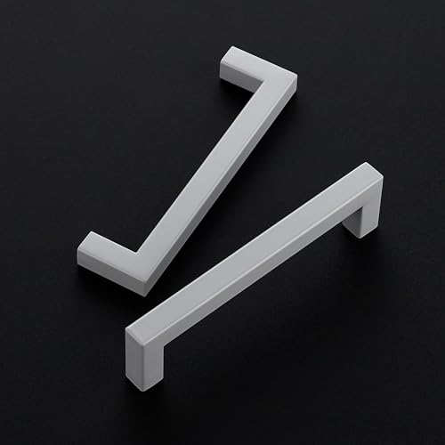 Ravinte Grey Square Cabinet Handles Drawer Pulls,5 Inch,30 Pack - color: Gray