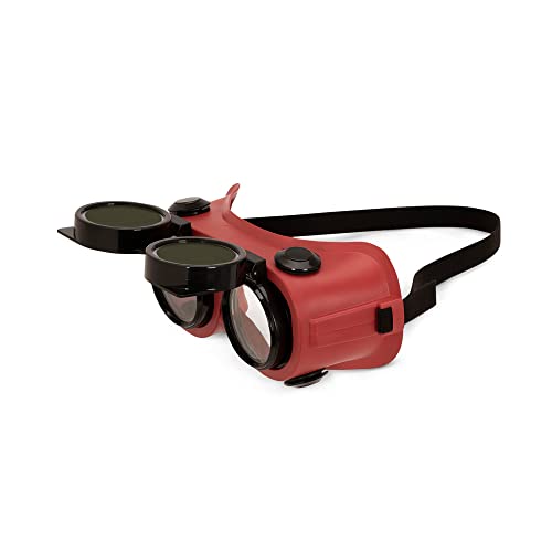 Jackson Safety WS Series Retro Safety Goggles - color: Iruv Shade 5, size: One Size, style: Flip Front Round