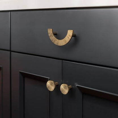 Goo-Ki 3''(76 mm) Hole Centers Luxurious & Sturdy Zinc Alloy Cabinet Handls,Champagne Bronze Cabinet Pulls for Kitchen,Drawer,Cupboard & Wardrobe,6 Pack - color: Champagne Bronze, size: 3'' Hole Centers