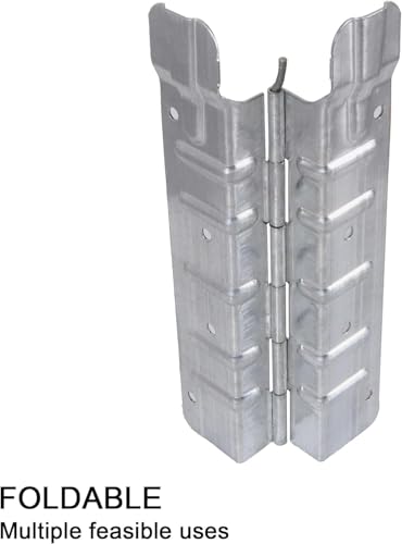 8" Pallet Collar Hinges for Raised Garden Bed Brackets 8 PCS – Heavy Duty Corner Connectors for Stackable Wooden Raised Flower Beds, Storage Boxes Corner Brackets with Removable Pin