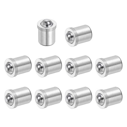 uxcell 10Pcs Stainless Steel Spring Plunger 6x4.5 mm Precision Ball (10N) - size: 6 x 4.5 mm(10N)