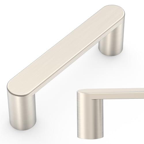 Amerdeco 10 Pack ZH0005BSN Brushed Satin Nickel Cabinet Pulls 3" - color: Brushed Satin Nickel, size: 3" hole center