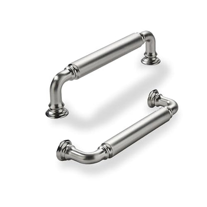 khtumeware 2-Pack Brushed Satin Nickel Heavy-Duty Solid Cabinet Pulls, 3-1/2 Inch (89mm) Hole Center, Drawer Pulls, Cabinet Hardware, Suitable for Kitchen Cabinets, Bathrooms and Dressers - color: Brushed Satin Nickel, size: 3-1/2 Inch(89mm)Hole Center