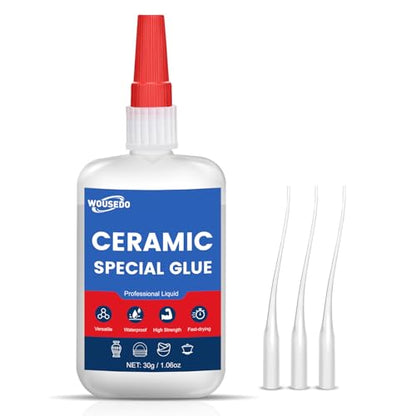 30g Ceramic Glue for Pottery, Waterproof & High-Strength Instant Adhesive - size: Ceramic Glue