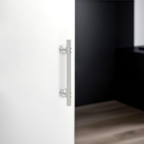 10 Pack 5 Inch Cabinet Pulls knurled Brushed Satin Nickel Kitchen Cabinet Handles Aluminum and Zinc Alloy Drawer Pulls Solid Cabinet Hardware - color: Brushed Satin Nickel Knurled, size: 5'' Hole Center(128mm)