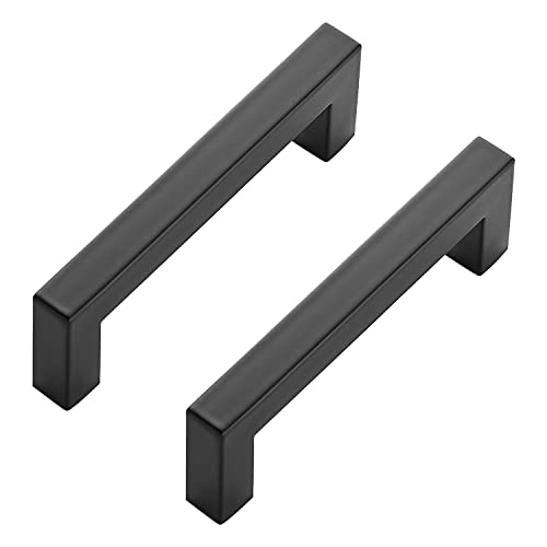 Ravinte Black Cabinet Pulls, 30 Pack 4 in Kitchen Cabinet Handles - size: 4 In Hole Centers