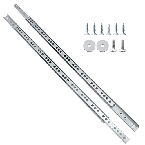 15.7 Inch Drawer Slides, 0.7" Wide, Pack of 12 - color: Style 2, size: 15.7" - 12PCS