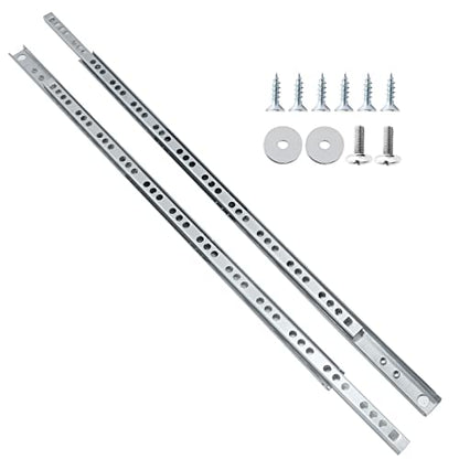 15.7 Inch Drawer Slides, 0.7" Wide, Pack of 12 - color: Style 2, size: 15.7" - 12PCS