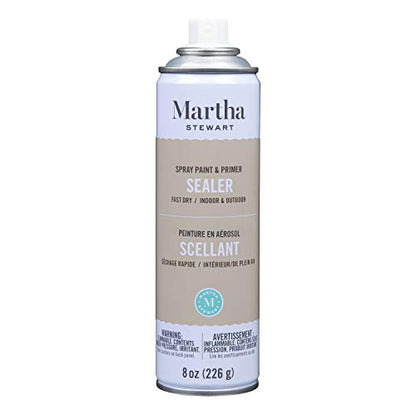 MARTHA STEWART 8oz Spray Paint, Gloss Clear Sealer - color: Gloss Clear Sealer