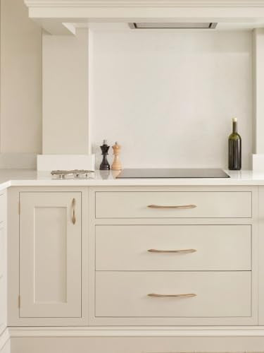 5 Pack Champagne Bronze Cabinet Pulls 7.56 Inch Arch Twisted Brass Handles Drawer Kitchen Cupboard Bathroom Dresser Cabinet Hardware Zinc Alloy - color: Champagne Bronze, size: 7.56 inch Hole Centers