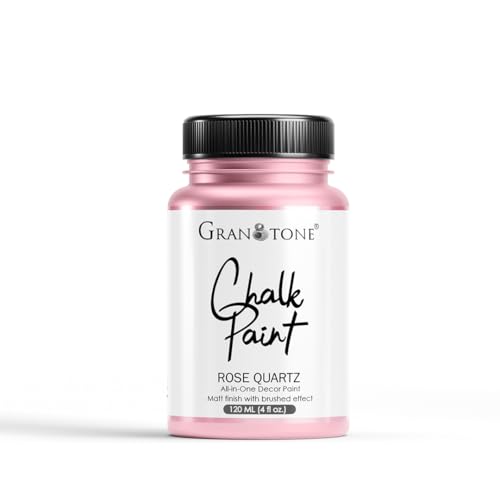 GRANOTONE Chalk Paint for Furniture Rose Quartz 4.1 fl oz 120 ml - color: ROSE QUARTZ, size: 4.1 Fl Oz