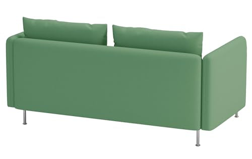 Heavy Velvet SODERHAMN Sofa Cover Compatible with IKEA with Arms Slipcover - color: Velvet Light Green, size: Sofa + Arms