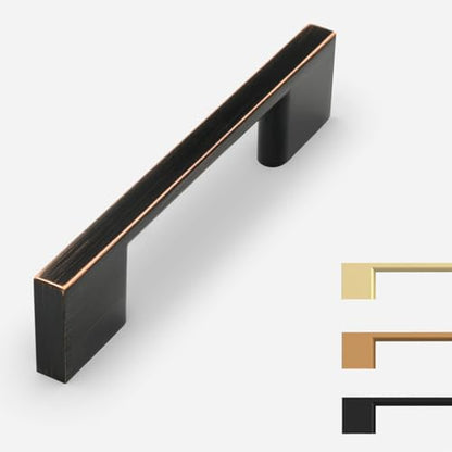 9BUILD 10 Pack Oil Rubbed Bronze Cabinet Pulls 3 Inch Kitchen Cabinet Handles, Cabinet Hardware for Cupboard Drawer Pulls - color: Oil Rubbed Bronze, size: 3"/76MM Hole Center, style: 10 Pack