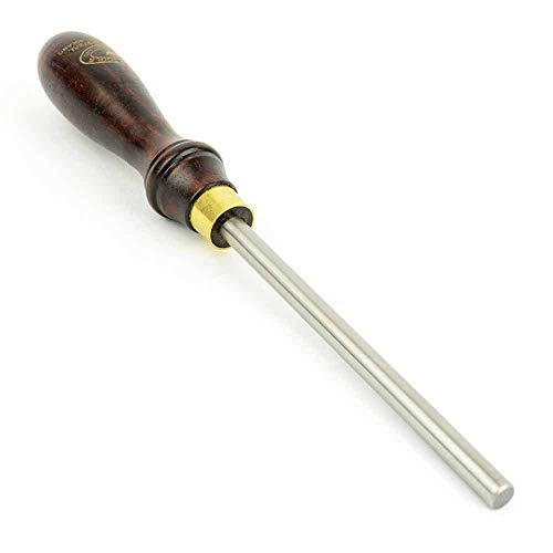 Crown Tools 377W / Big Horn 20260 Cabinet Scraper Burnisher with Dark Stained Beechwood Handle