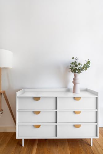 Spray Paint, 12 oz, 6-Pack (Flat White) – All-Purpose, Indoor & Outdoor, Rust Resistant, for Wood, Metal, Plastic & Masonry - color: Flat White