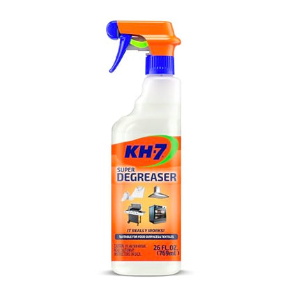 KH-7 Super Degreaser Multipurpose Cleaning Spray: The Heavy Duty All Purpose Cleaner for Your Home, Kitchen, Garage, Car & Laundry | Total Cleaner & Powerful Grease Remover, 26 oz - size: 26 Fl Oz (Pack of 1)