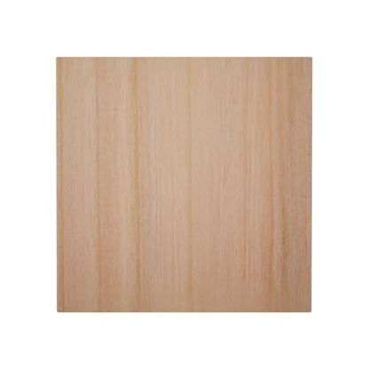 2 1/2"W x 2 1/2"H x 7/8"P Americraft Solid Hardwood Stain Grade Bullseye Rosette with Squared Edge, Cherry - color: Cherry, size: 2.5-in. W x 2.5-in. H