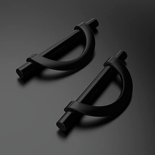 Amerdeco 10 Pack Matte Black Cabinet Pulls 3.75 Inch(96MM) Hole Centers Kitchen Cabinet Handles Hardware Kitchen Handles for Cabinets Cupboard Handles Drawer Pulls - color: Matte Black, size: 3.75"/96MM Hole Center, style: 10 Pack