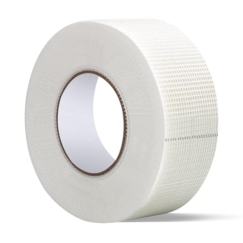 Drywall Joint Tape, 2" x 150 Feet Self-Adhesive Encrypted Fiberglass Drywall Repair Mesh Tape for Wall Cracks and Seam Patch - size: 2" x 150ft