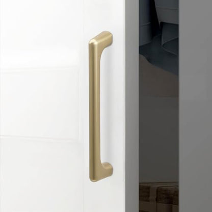 10 Pack 3.75 inch Champagne Bronze Kitchen Cabinet Handles - color: Champagne Bronze, size: 3-3/4 inch Hole Center