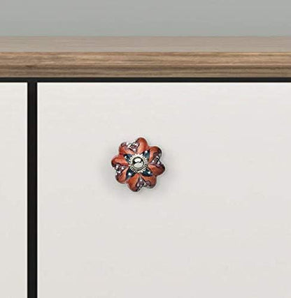 Ceramic Cabinet Colorful Knobs for Kitchen, Cabinet, Drawer, Wardrobe Set of 10 (Multi) - color: Multicolor