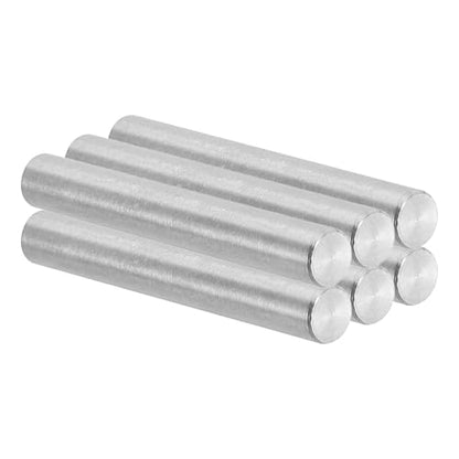 PATIKIL 8mm x 60mm Dowel Pin Stainless Steel, 6 Pcs 304 Stainless Steel Pegs Shelf Pins Rod Support Metal Fasten Elements for Shelves Furniture Fixing Component, Silver - size: 8mm x 60mm