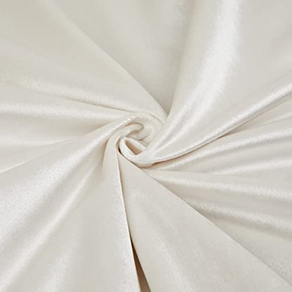Royal Velvet Ivory, Fabric by the Yard - color: Ivory