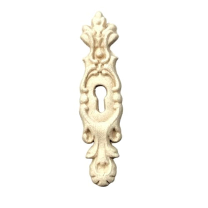 WoodUbend WUB0991 Keyhole Appliques - Heat Bendable & Flexible Wood Onlays 7x1.5cm - DIY Craft, Furniture & Home Decor - Easy to Apply & Paint - Versatile, Reusable & Decorative Decals (5 Pack) - size: WUB0991