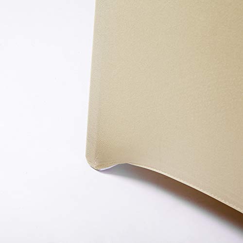 Peomeise 6pcs Stretch Spandex Chair Cover for Wedding Party Dining Banquet Event (Champagne, 6) - color: Champagne, size: 6PCS
