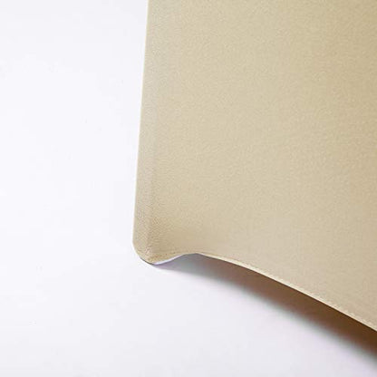 Peomeise 12pcs Stretch Spandex Chair Cover for Wedding Party Dining Banquet Event (Champagne, 12) - color: Champagne, size: 12PCS